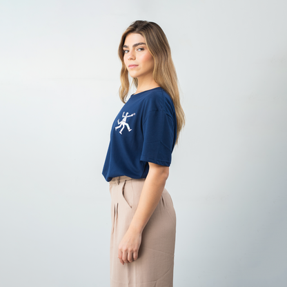 Camiseta Persona Logo - Azul