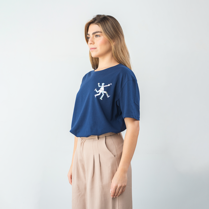 Camiseta Persona Logo - Azul