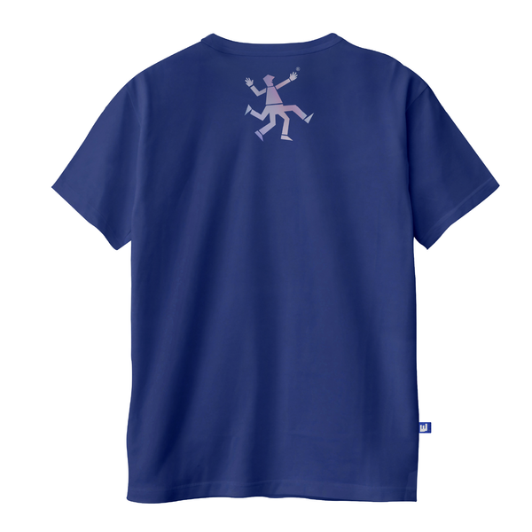 Camiseta Logo Espalda - Azul