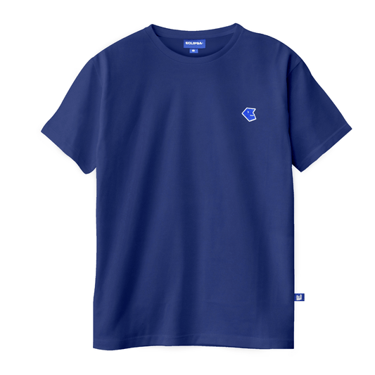 Camiseta Logo Bordado - Azul