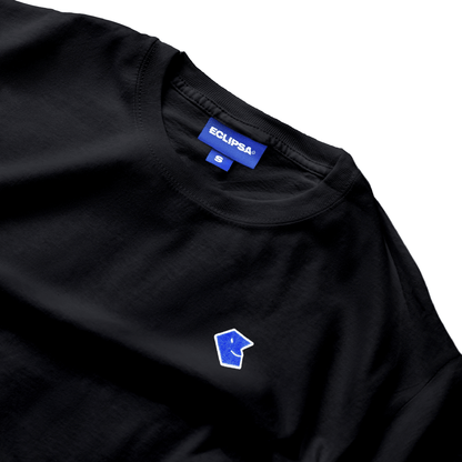 Camiseta Logo Bordado - Negro