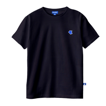 Camiseta Logo Bordado - Negro