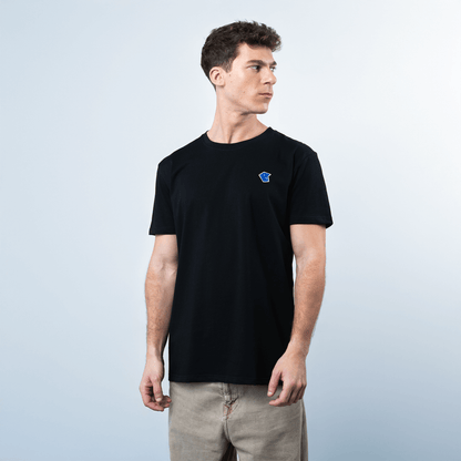 Camiseta Logo Bordado - Negro